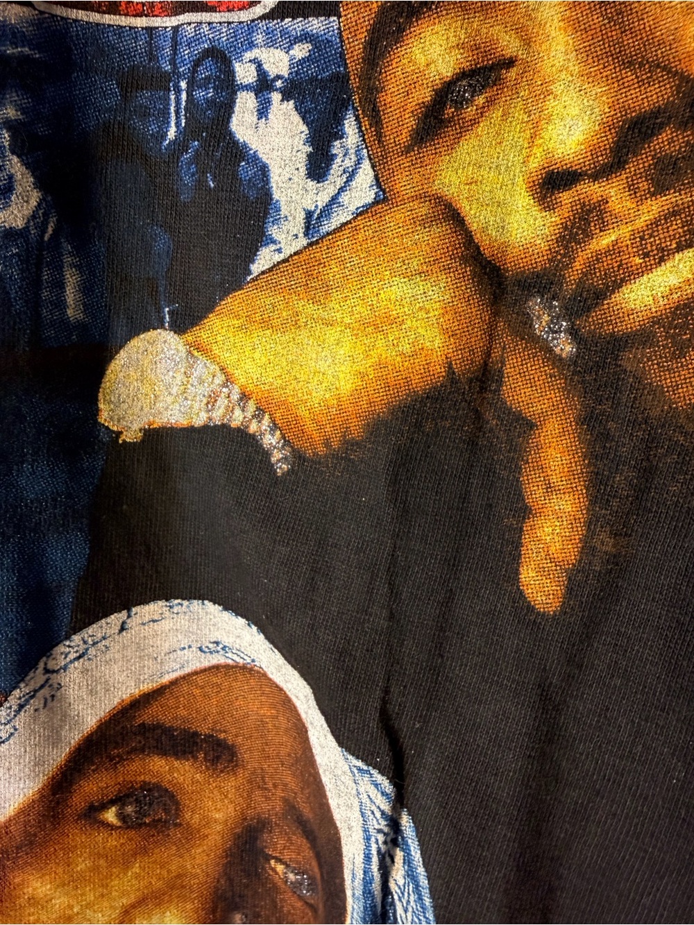 VINTAGE š„ RARE š„ 1995 š„ 2Pac Shakur California Love I Aināt Mad At Cha Rap Tee - Picture 9 of 12
